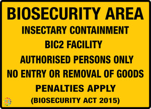 Biosecurity Area Insectary Containment Bic2 Facility
