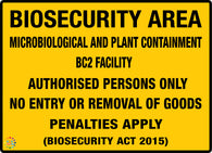 Biosecurity Area Microbiological and Plant Containment Bc2 Faclity