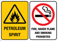 Petroleum Spirit - Fire, Naked Flame And Smoking Prohibited