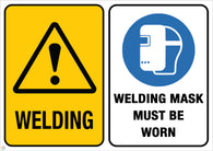 Welding - Welding Mask Must Be Worn