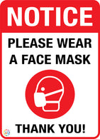 Please Wear A Face Mask