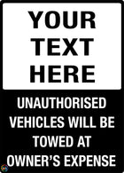 Custom Text Sign