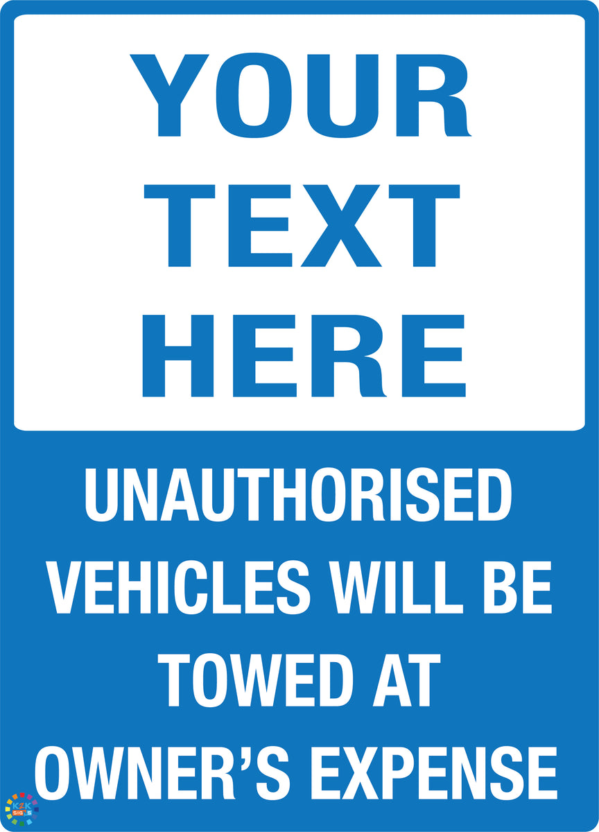 Custom Text Sign – K2K Signs