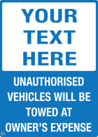 Custom Text Sign