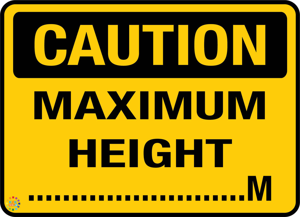 Small Height Sign Buy Custom Signs in Australia | Fast Delivery & Compliance – K2K Signs ...
