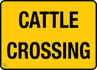Cattle Crossing Sign