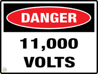 Danger 11000 Volts
