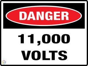 Danger 11000 Volts