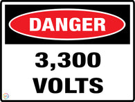 Danger 3300 Volts