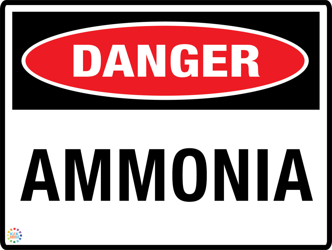 Danger<br/> Ammonia