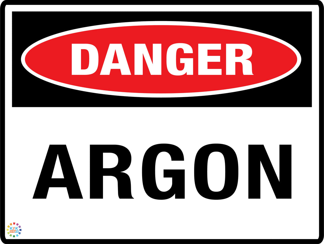 Danger<br/> Argon