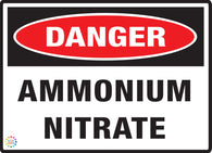 Danger Ammonia Nitrate