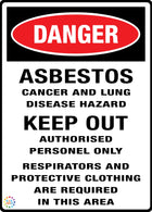 Danger<br/> Asbestos Cancer And lung<br/> Disease Hazard