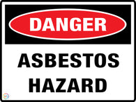 Danger Asbestos Hazard