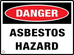 Danger Asbestos Hazard