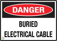 Danger Buried Electrical Cable