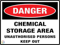 Chemical Storage Area Sign