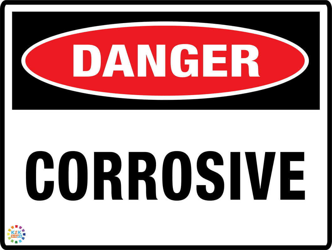 Danger<br/> Corrosive