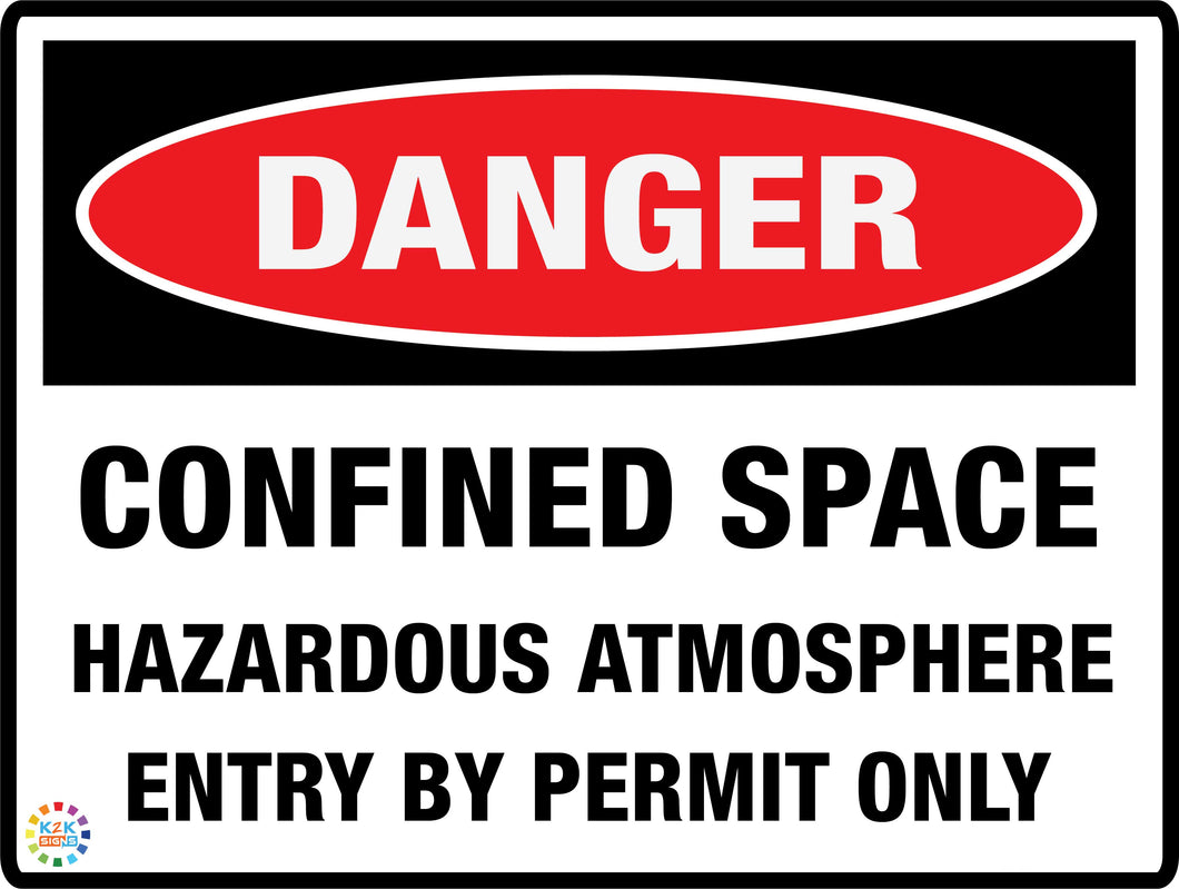 Confined Space Hazardous Atmosphere Entry By Permit only