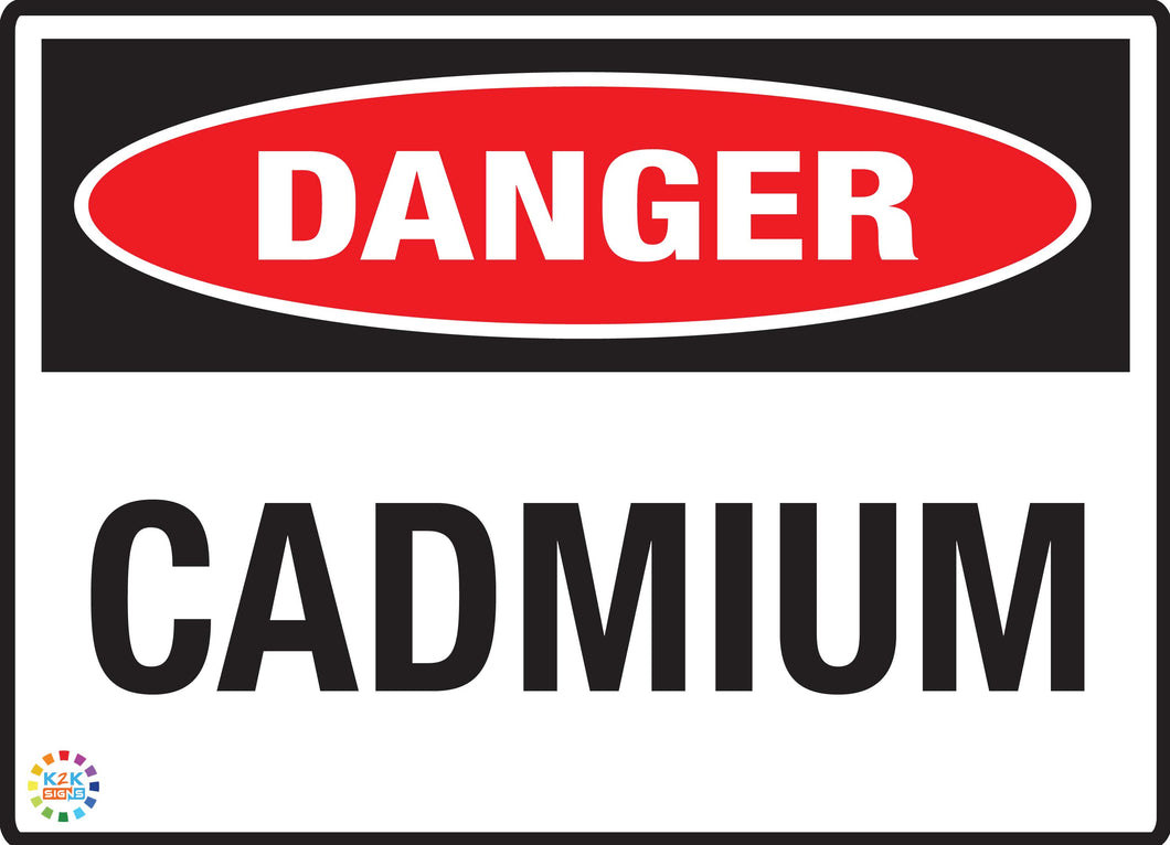 Danger<br/> Cadmium