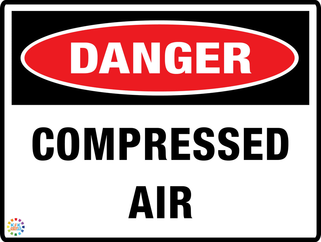 Danger<br/> Compressed Air