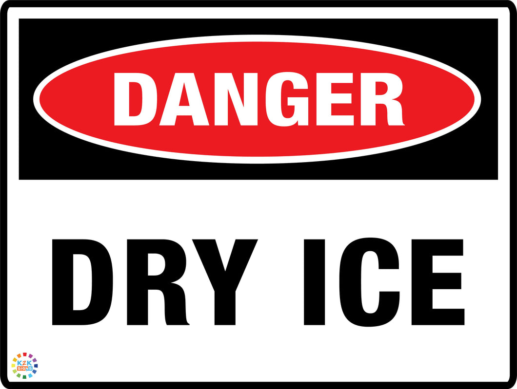 Danger<br/> Dry Ice