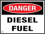Danger - Diesel Fuel Sign