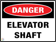 Danger<br/> Elevator Shaft