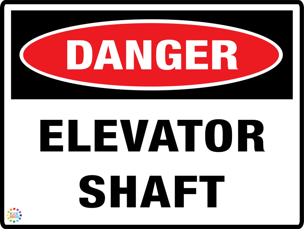Danger Elevator Shaft