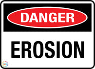 Danger<br/> Erosion