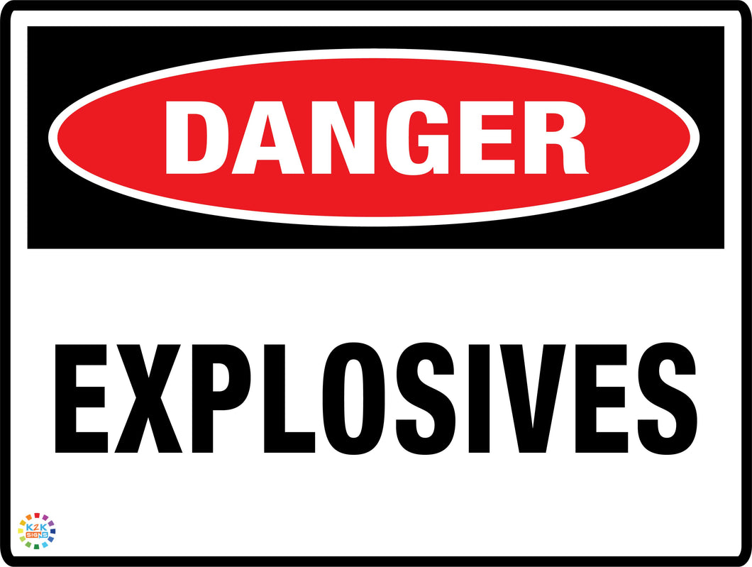 Danger Explosives