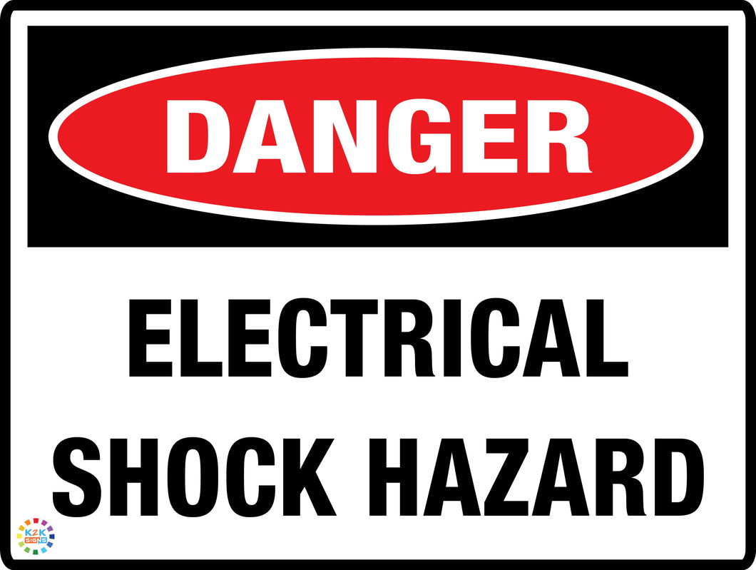 Danger<br/> Electrical <br/> Shock Hazard