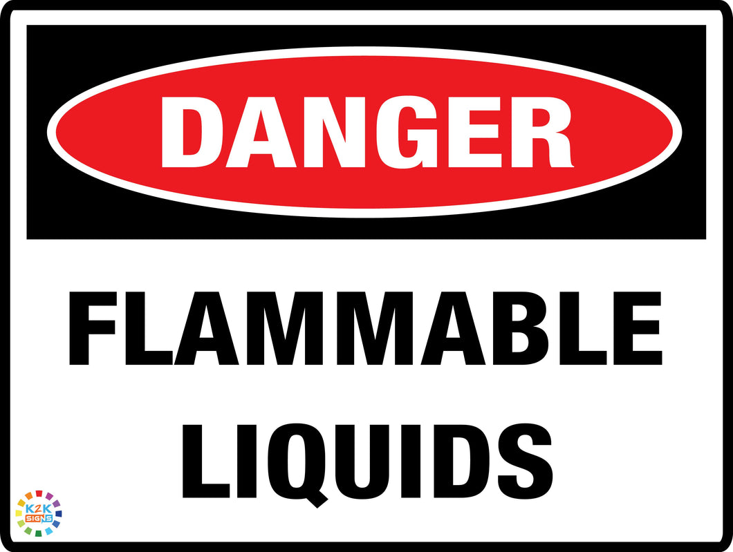 Danger Flammable Liquids
