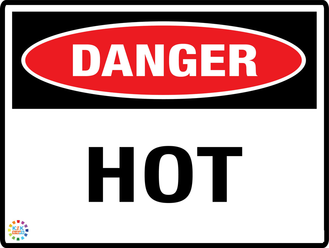 Danger<br/> Hot