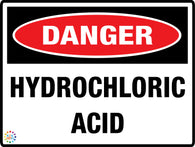 Danger Hydrochloric Acid