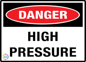 Danger High Pressure