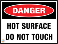 Danger<br/> Hot Surface<br/> Do Not Touch