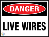 Danger<br/> Live Wires