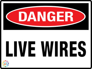 Danger Live Wires