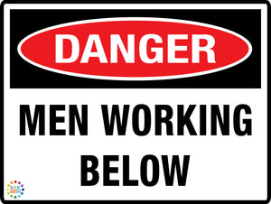 Danger Men Working Below