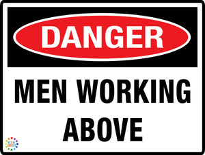 Danger Men Working Above