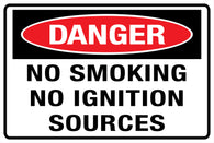 Danger No Smoking No Ignition Sources