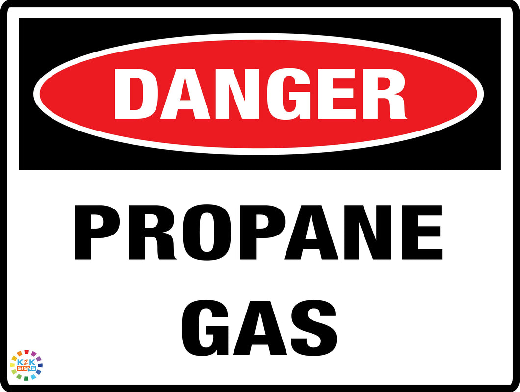 Danger<br/> Propane Gas