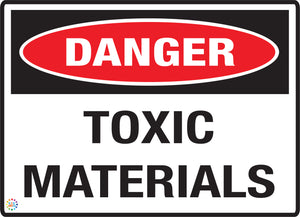 Danger Toxic Materials