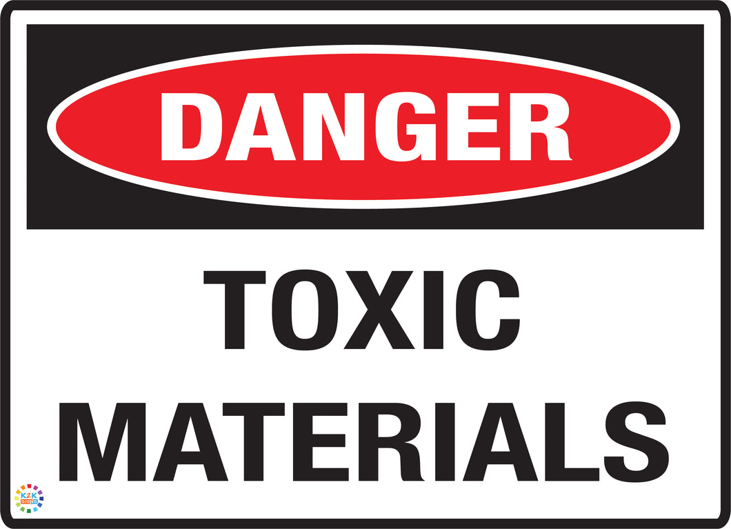 Danger<br/> Toxic Materials
