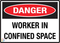 Danger<br/> Worker In Confined Space