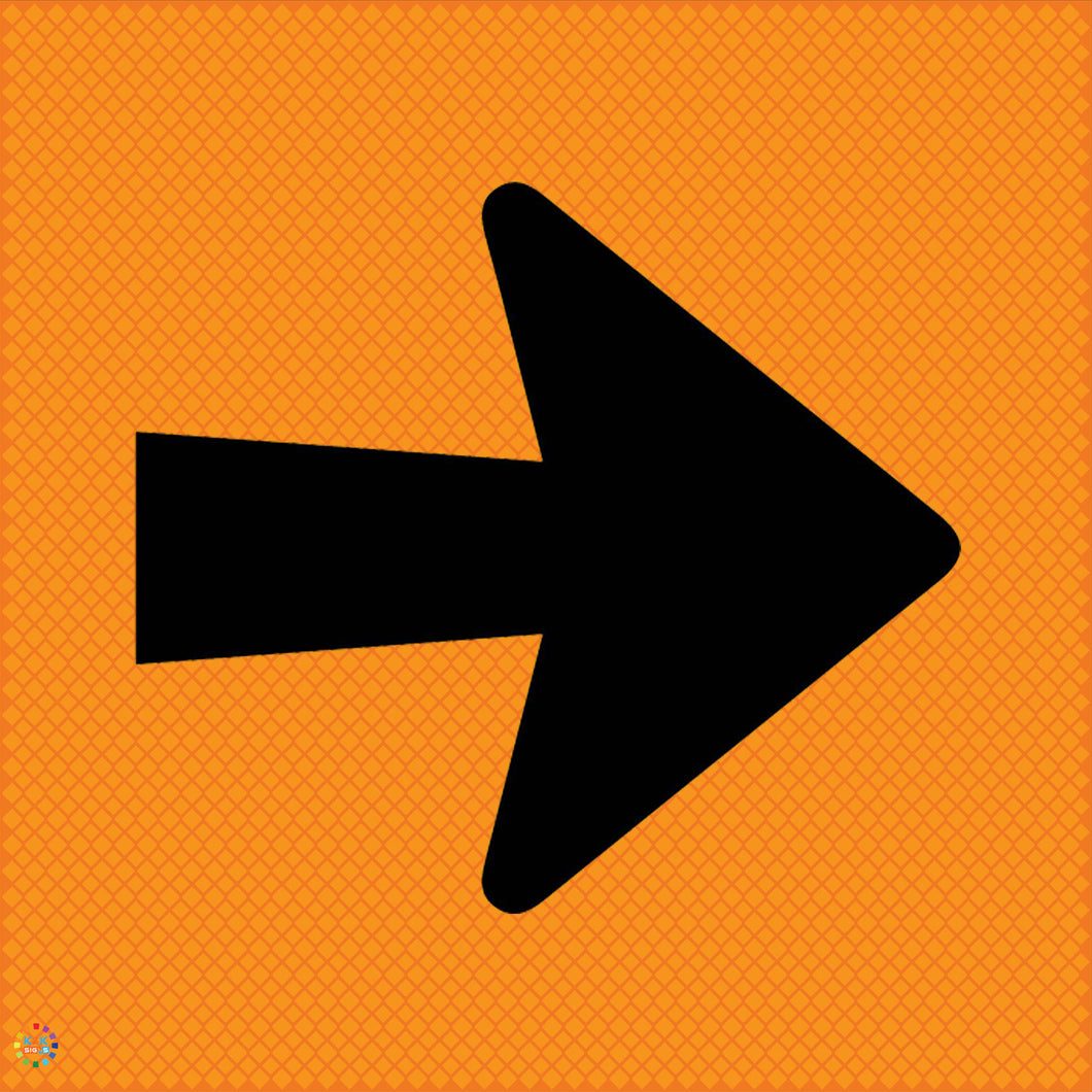 Detour Marker Left Arrow - Multi Message Temporary Road Traffic Signage
