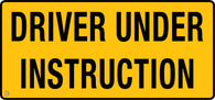 Driver Under Instruction Plates