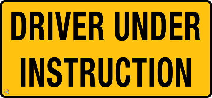 Driver Under Instruction Plates