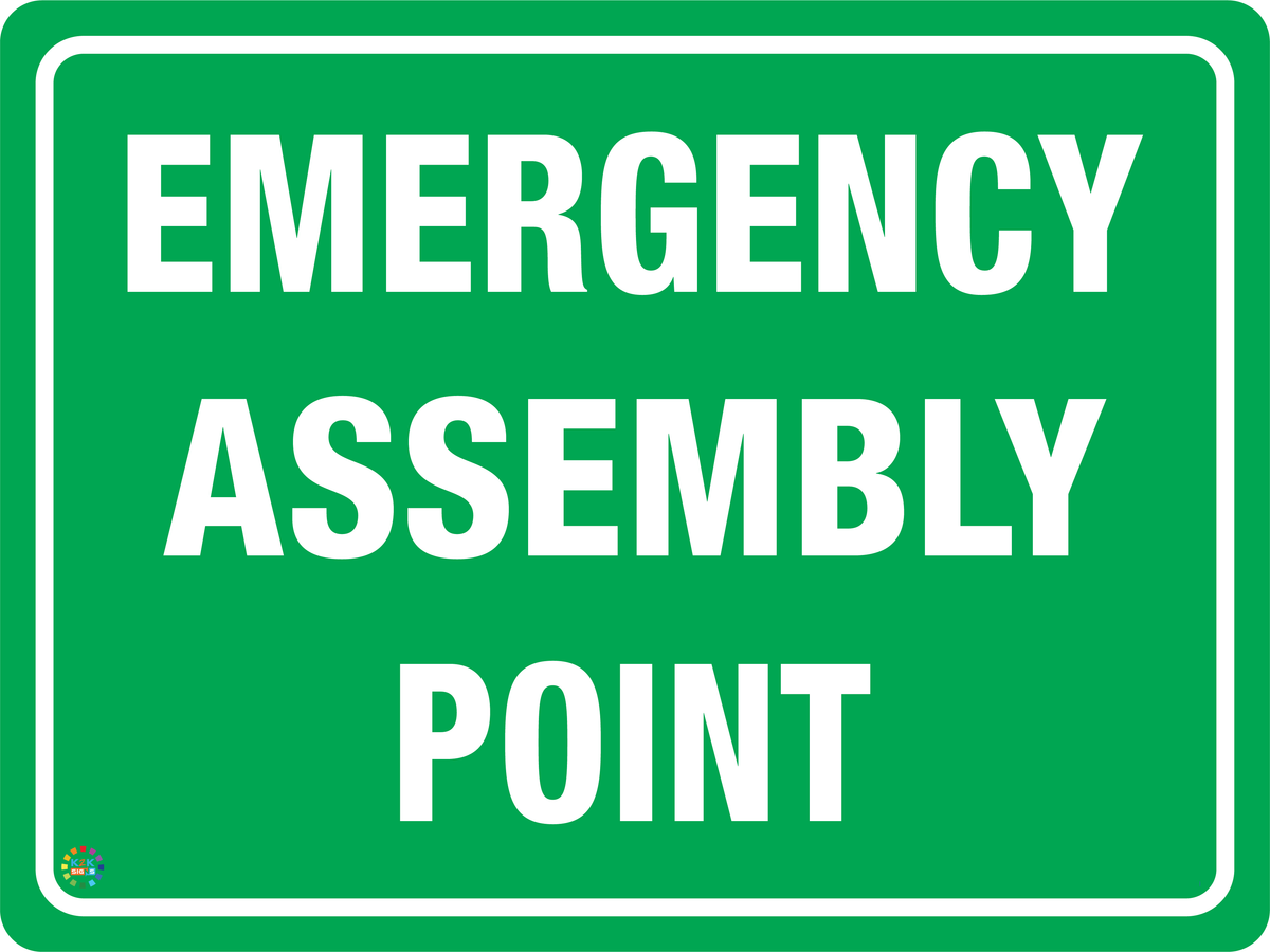 Emergency Assembly Point Sign | K2K Signs Australia